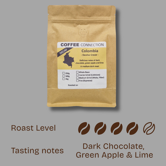 Colombia Excelso Crecer Swiss Water Decaf