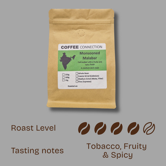 India Monsooned Malabar, Seasoned