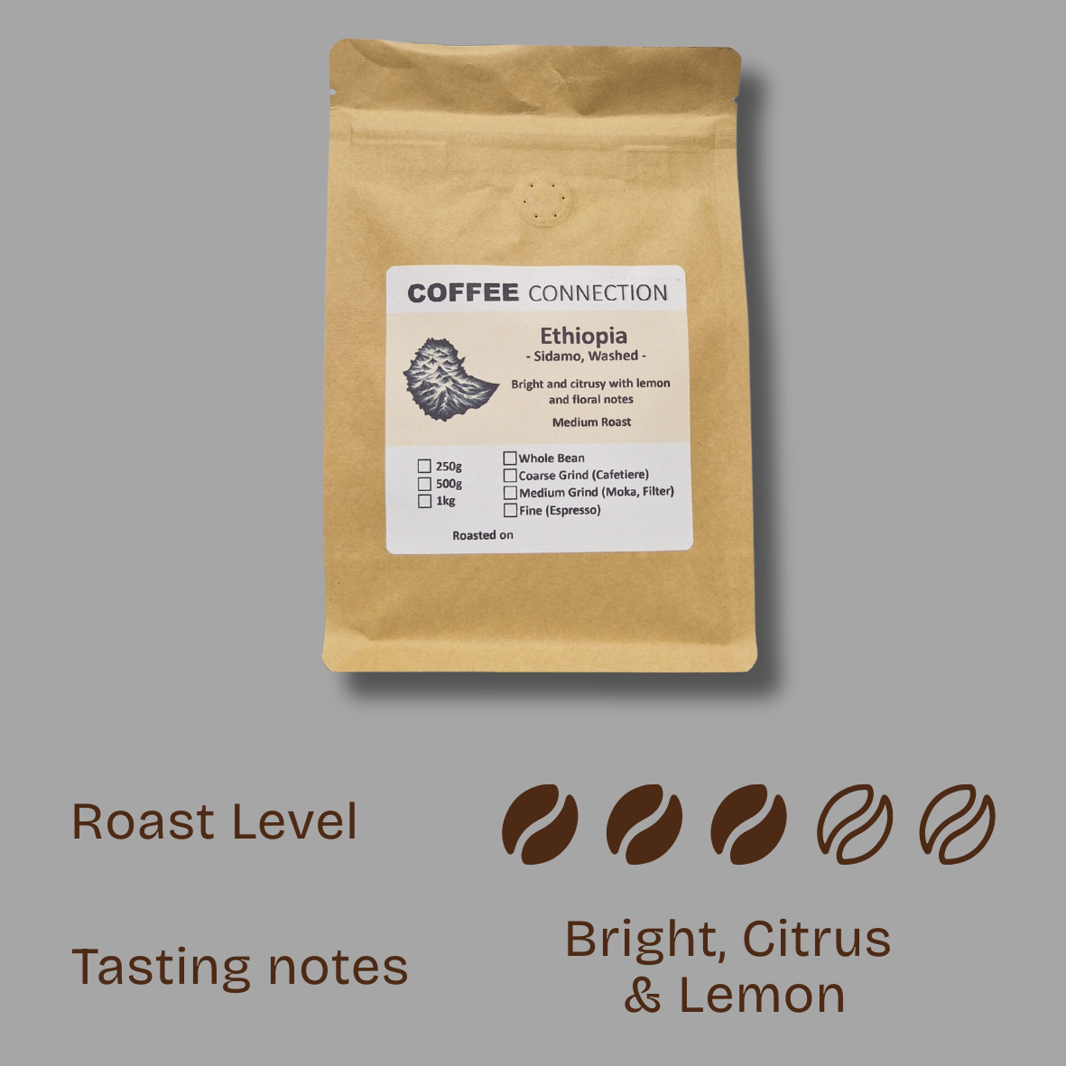 Ethiopia Sidamo, Washed