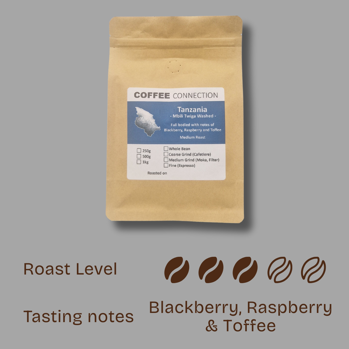 Tanzania Mbili Twiga, Washed